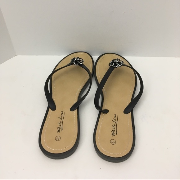 White Line flip flops women’s size 11 - Picture 4 of 8